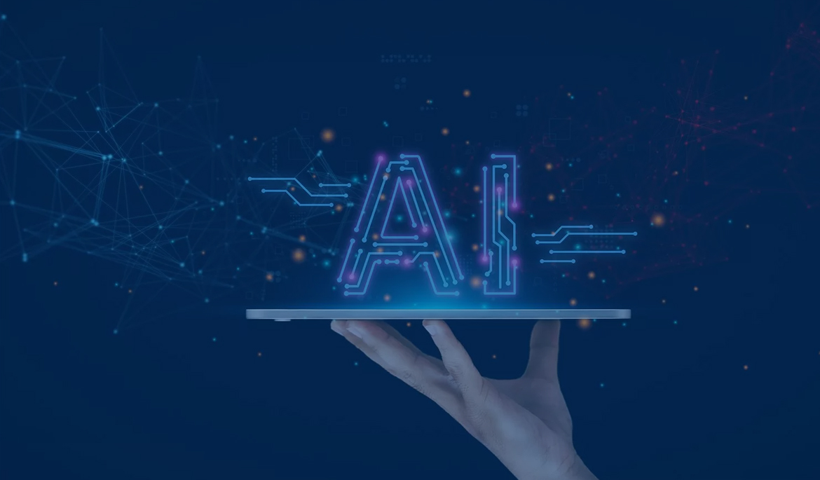 Image representing a London-based company's implementation of Pimcore and Open AI to revolutionize business-customer connections. The graphic showcases a dynamic interaction between technology symbols and human connections, illustrating the innovative integration of Pimcore and Open AI for a transformative customer experience.